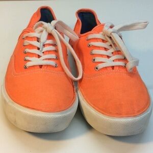 American Eagle Orange Canvas Sneakers Size 12